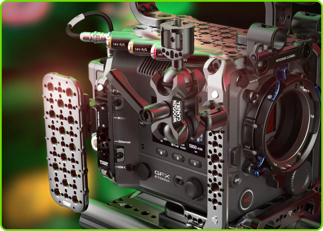 Wooden Camera Fujifilm GFX ETERNA 55 Mounting solutions