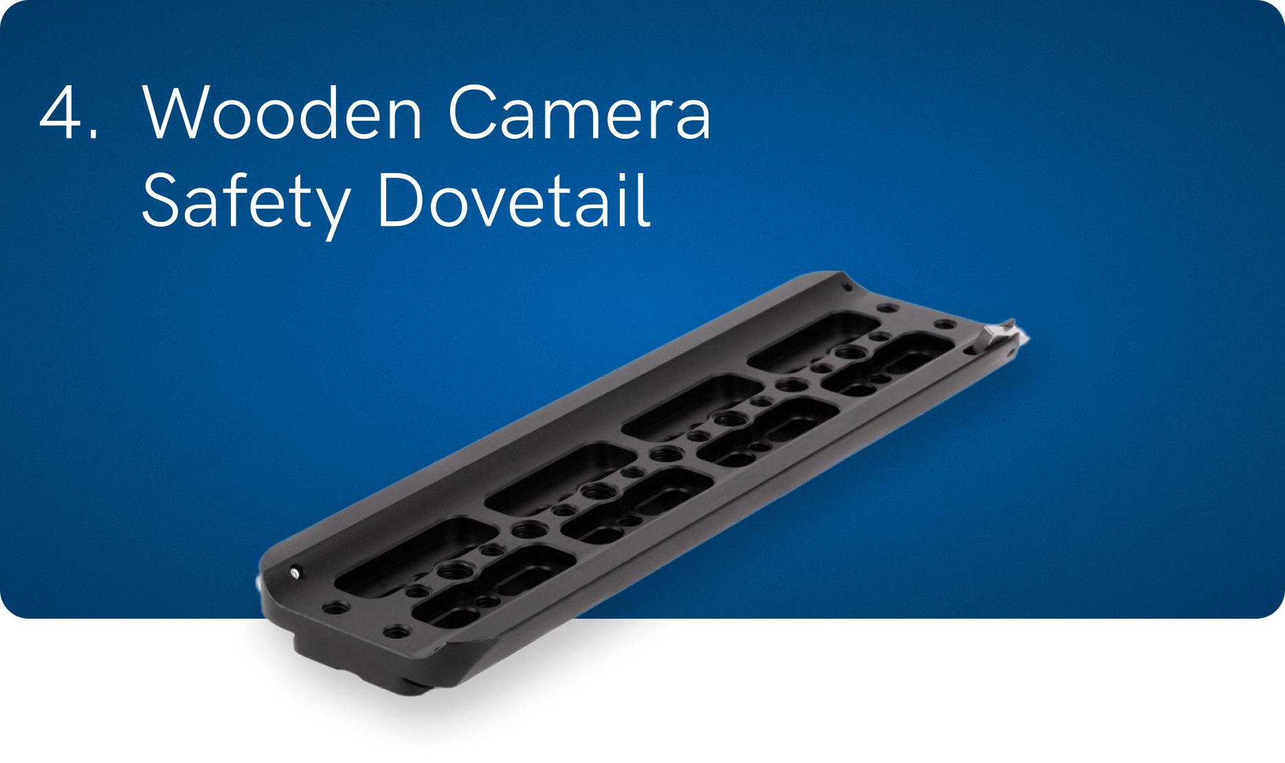 4. Wooden Camera Safety Dovetail