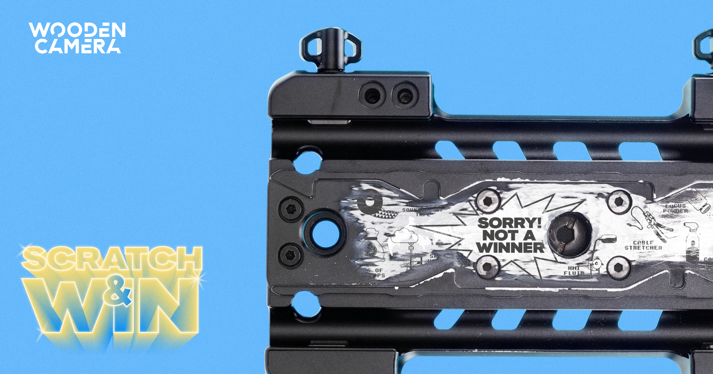 Scratch Camera Scratch and Win - Wooden Camera