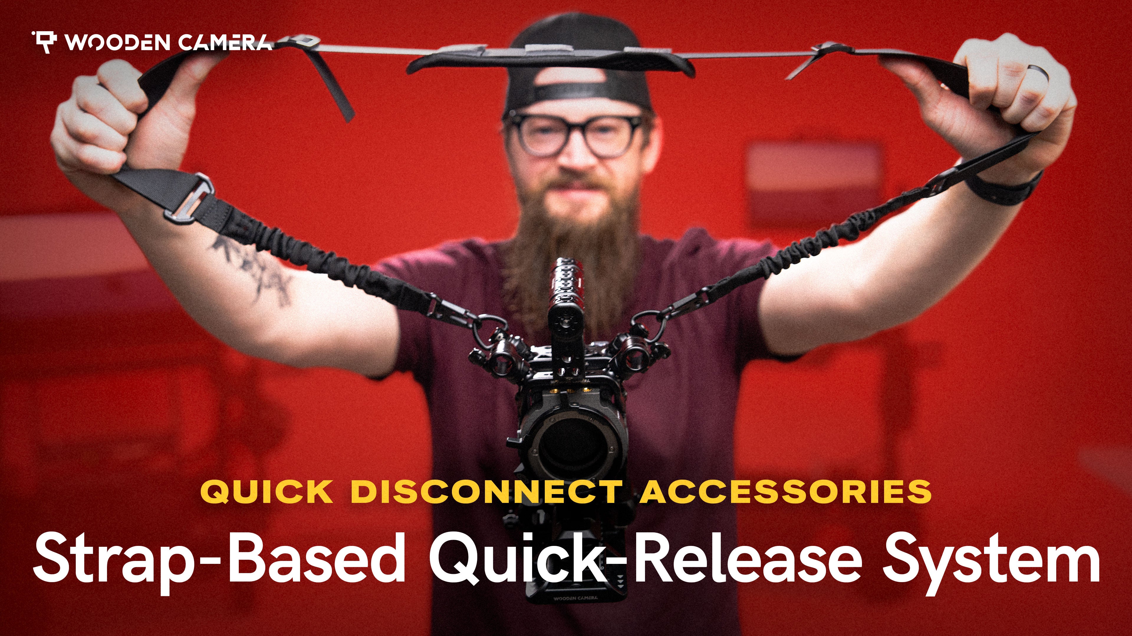 Quick-Disconnect Receivers for Camera Strap Adjustments - Wooden