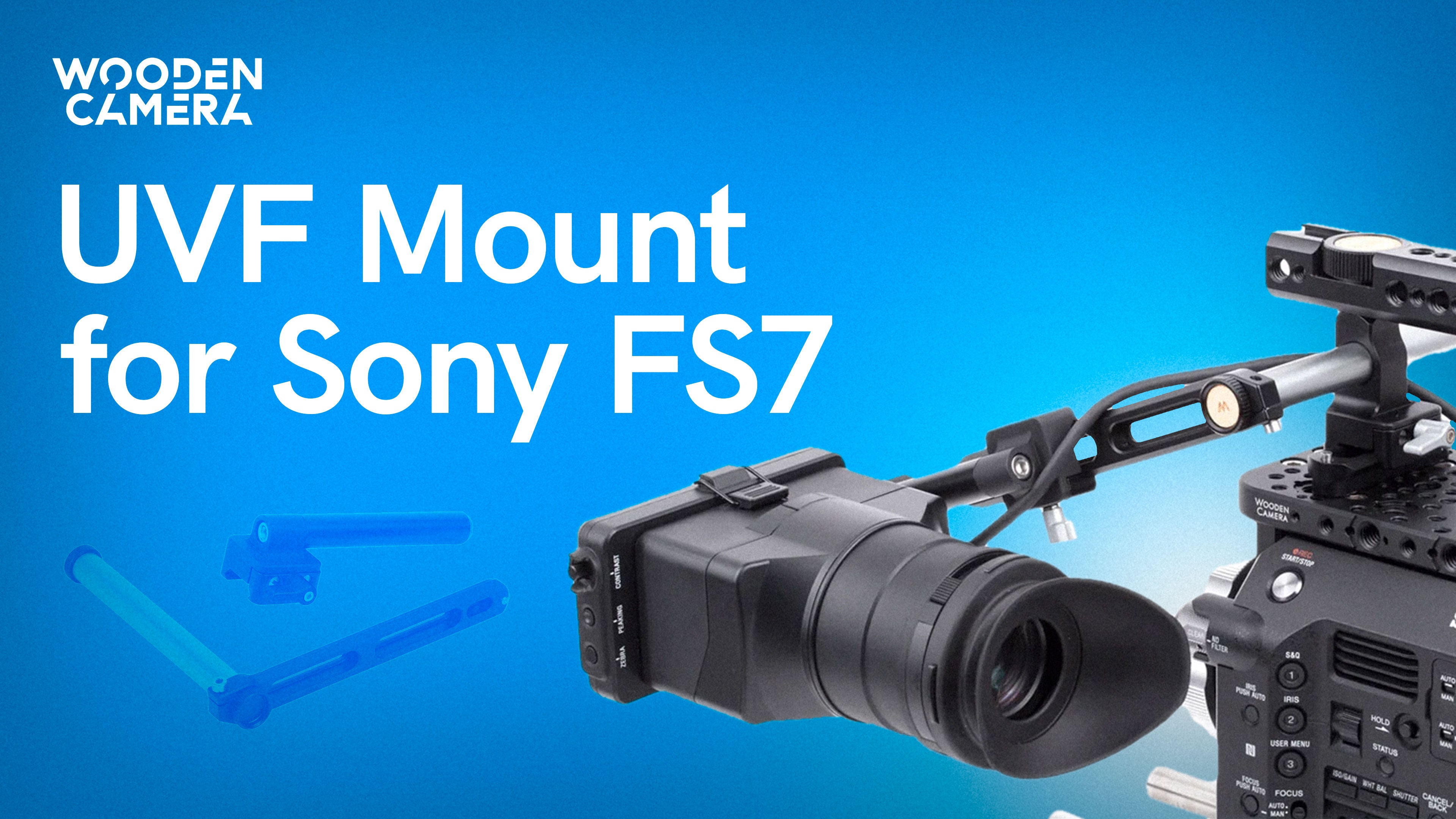 UVF Mount (Sony FX9, FS7, FS7mkII, Panasonic EVA1, No Clamp