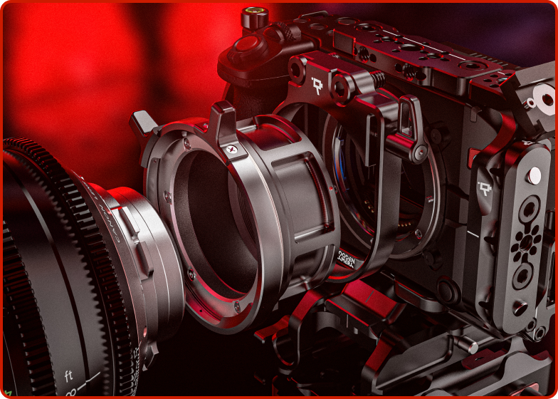 Wooden Camera Accessories for Canon EOSC50 RF to PL Lens Adapter Support