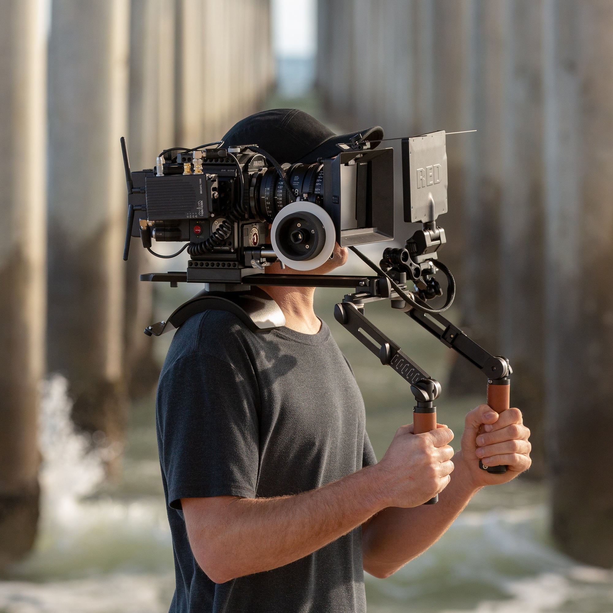 Wooden Camera Shoulder Rigs