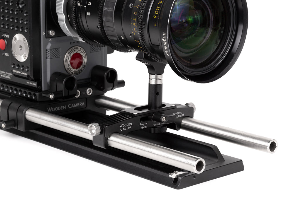 Universal Lens Support (19mm/15mm Studio) — Wooden Camera