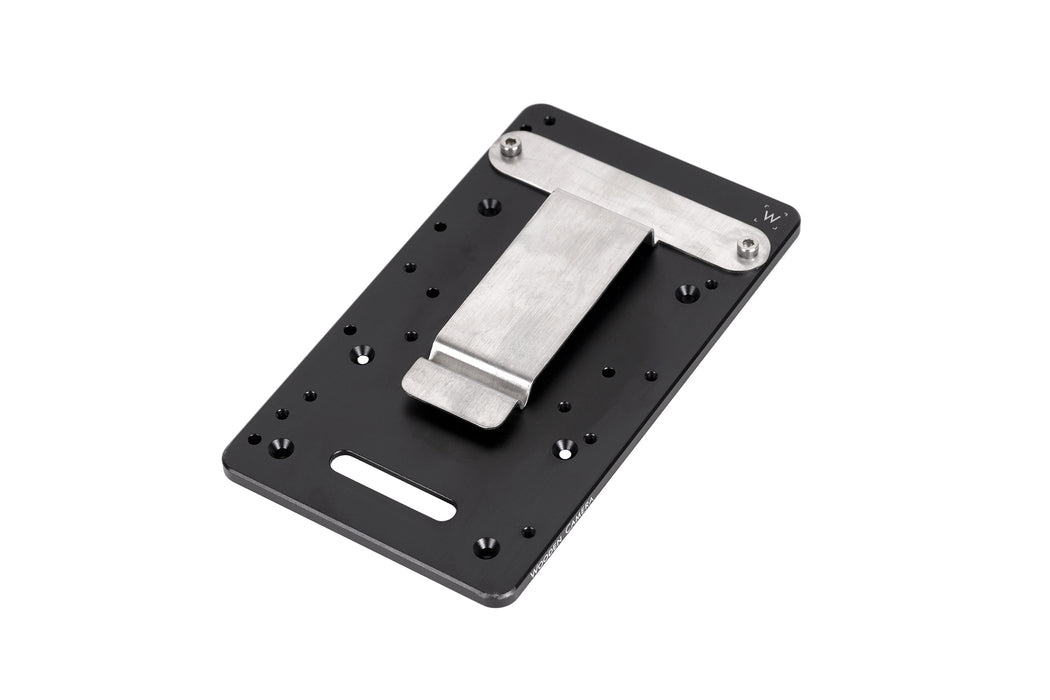 Battery Belt Clip Mounting Plate