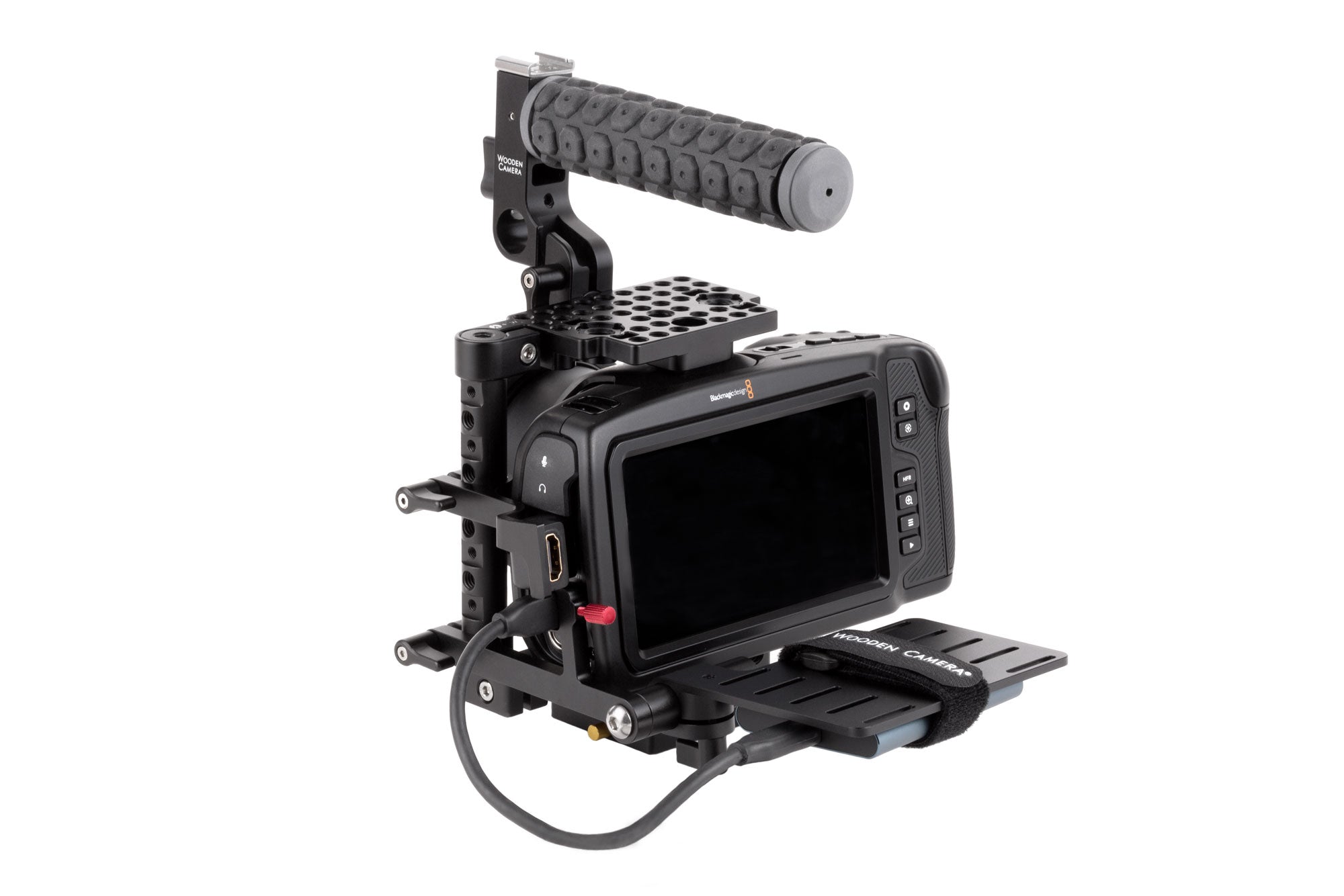 Unified BMPCC4K / BMPCC6K Camera Cage SSD Mount – Wooden Camera
