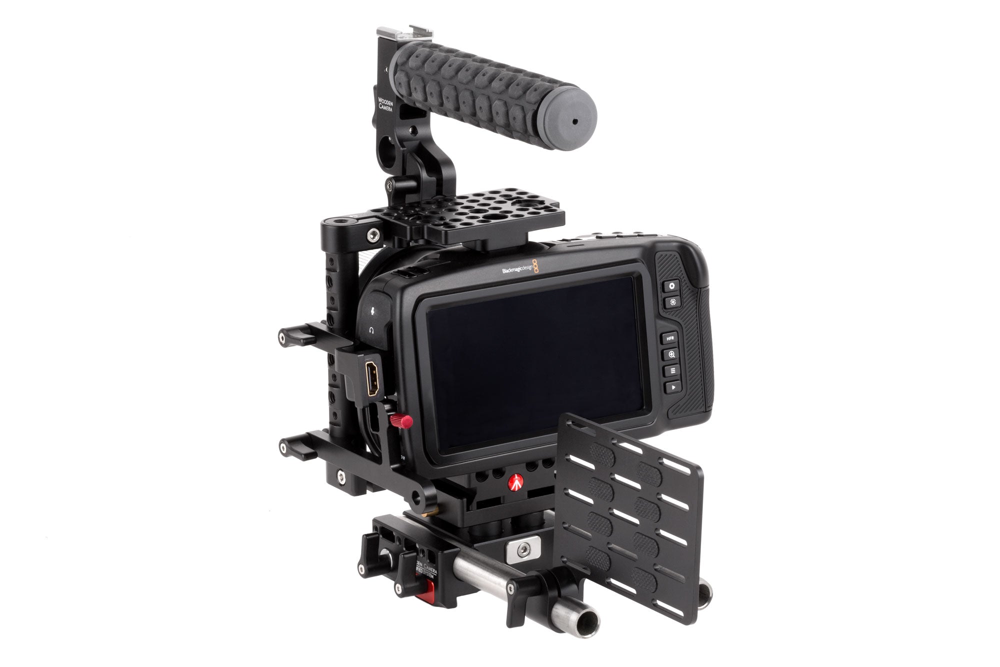 Unified BMPCC4K / BMPCC6K Camera Cage SSD Mount – Wooden Camera