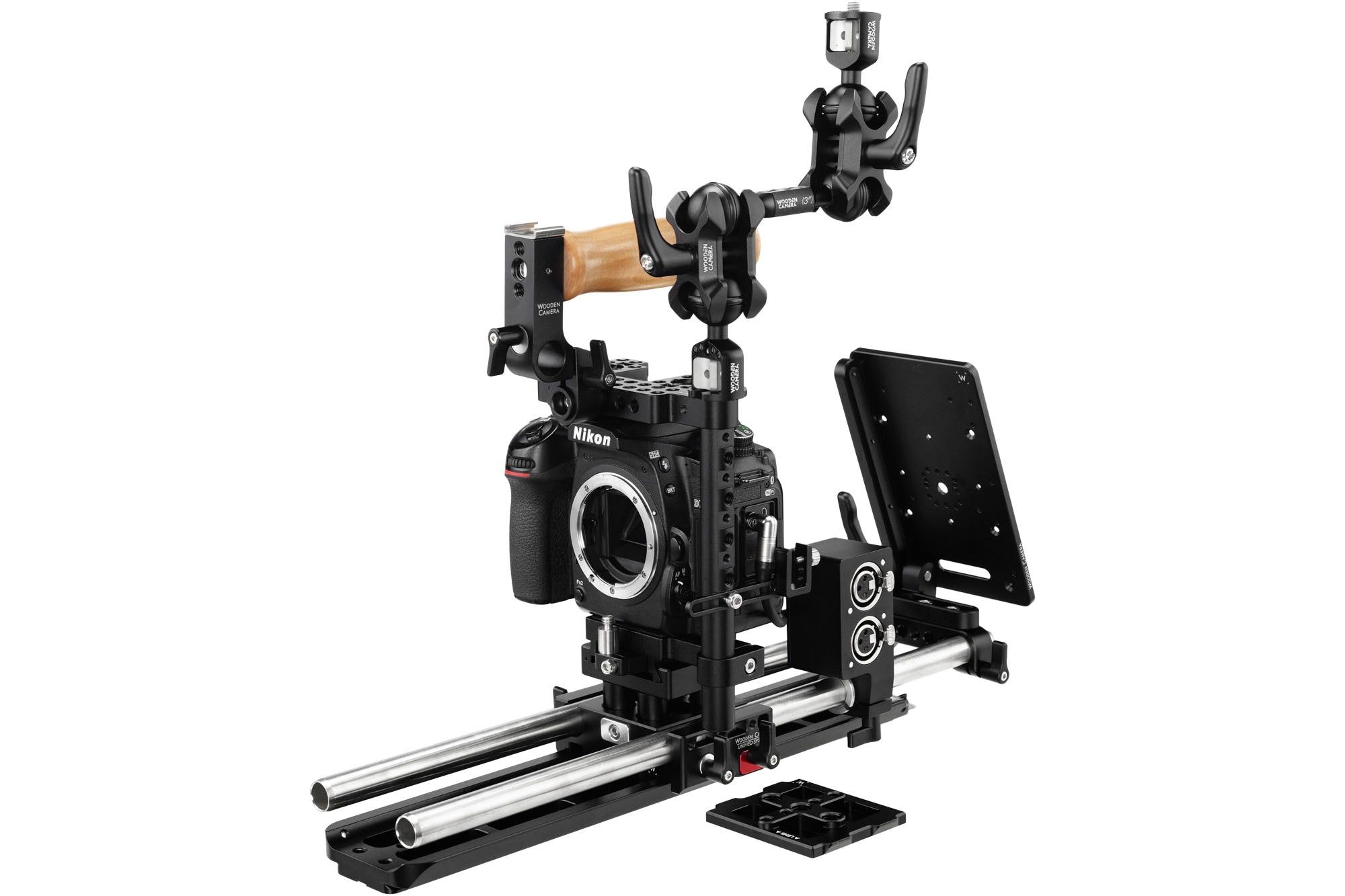 NIKON D550018-55vrII Kit、三脚、 Nikon D7500/D5600 Unified Accessory Kit (Pro) – Wooden Camera
