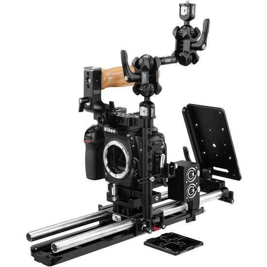 professional nikon d7500, nikon d5600 dslr camera support kit & accessories from wooden camera