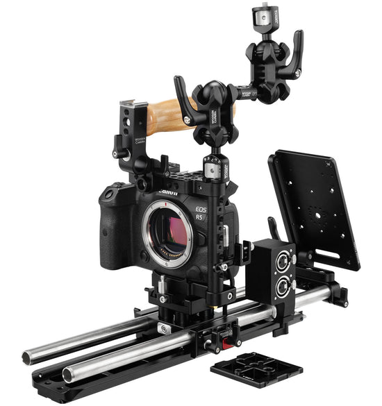 professional canon eos dslr camera support kit & accessories from wooden camera